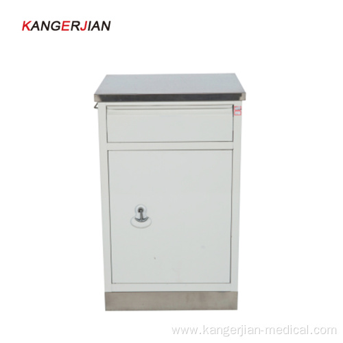 ABS Medical furniture hospital high quality 304# stainless steel bedside cabinet table